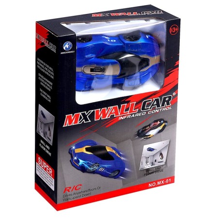 Racer anti -gravity machine, radio control, drives along the walls, blue color-6