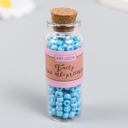 Bead 6/0 in the bottle "Sisy" 20 g ceramic shine 6x2x2 cm