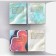 A set of subject notebooks of 48 sheets "light marble", 10 items, with reference material, covered cardboard, UV-lak (full), an offset unit