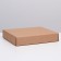 Box the team without printing a lid is a brown without a window 37 x 32 x 7 cm