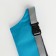 Lightning waist bag, 2 outer pockets, blue color