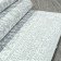 Rectangular carpet Valentis sirocco, size 80x150 cm, color Grey/White