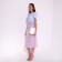 Cross-Body bag on the valve, white color
