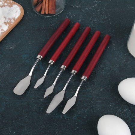 Mastikhins blades, 5 pcs, brown color