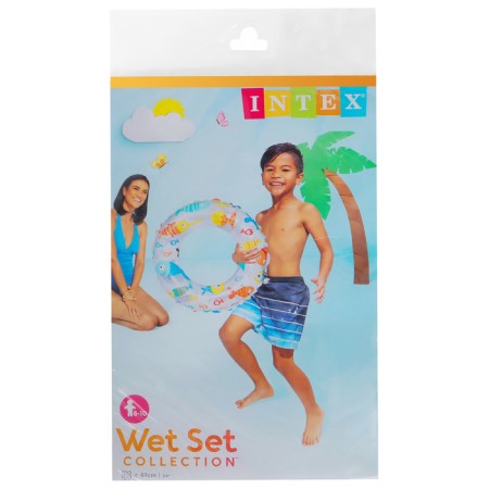 Circle for swimming "Bright", D = 61 cm, from 6-10 years old, color mix, 59241NP intex-8