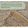 Eco -river jute, size 60x90 cm, gray color, black