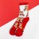 New Year. New Year's socks KAFTAN "CAT" Size 41-44 (27-29 cm), Red color