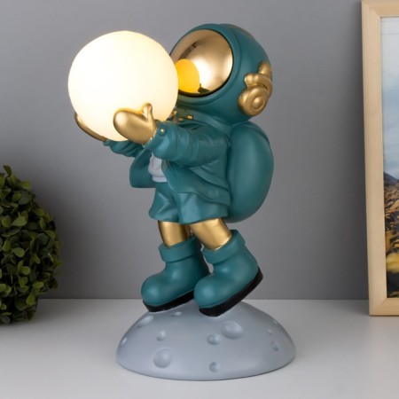 Sponel "Cosmonaut" LED from Batteries Green 16x16x30.5 cm Risalux-1