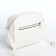 Bag Cross-Bodi with a zipper, white color