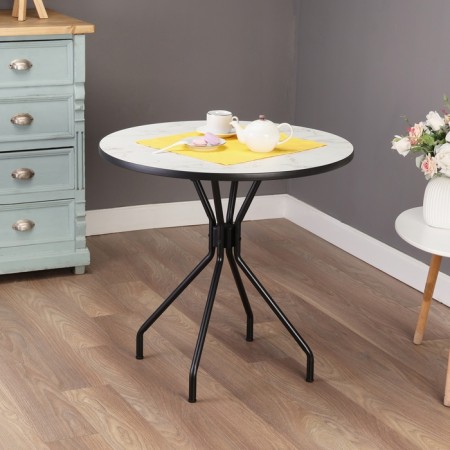 Table Kitchen Rund LDSP 22 mm, 780x780x740, sabia