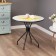 Table Kitchen Rund LDSP 22 mm, 780x780x740, sabia