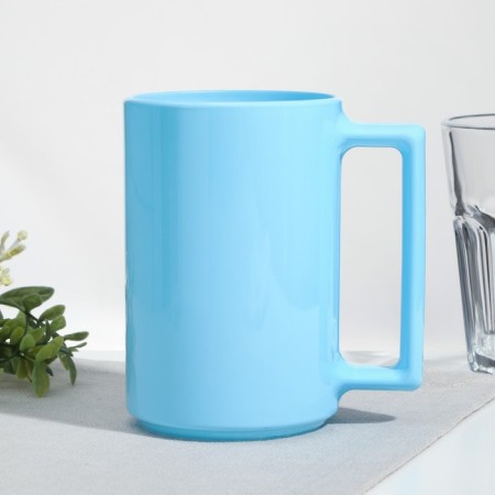 Blue sky mug, glass, 320 ml