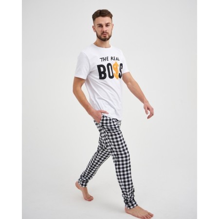 Pajama men's (T -shirt and trousers) KAFTAN "BOSS" R.56-2
