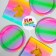 A set of paper utensils "Happy Birthday", unicorn