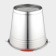 Bucket 12 l, d = 32 cm, from stainless steel Aisi 201