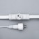 Garland "Curtain" 2 × 3 m, IP44, UMS, white thread, 760 LED, warm white glow, white flicker, 220 V