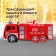Firefighter robot, transforms, light and sound effects