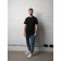Male T -shirt, size 52, black color