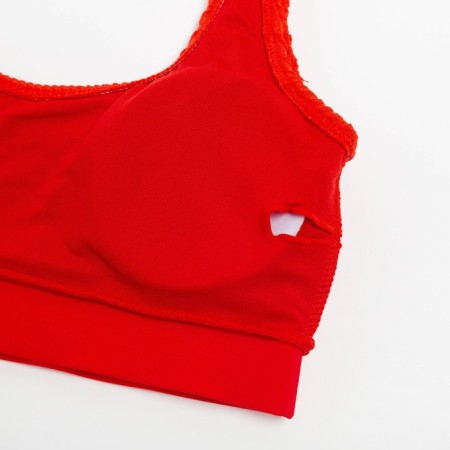 Separate Minaku women's swimsuit with a top color red, size 42-7