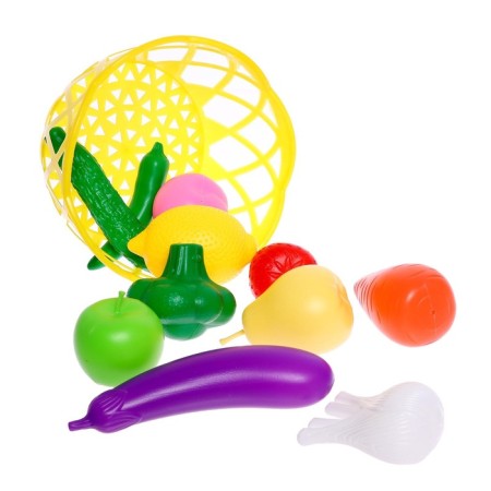 Set of products "Fruits and vegetables in the basket", 11 objects, mix-1