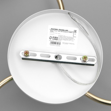 Estel chandelier 3he27 40W white-gold 60x60x23 cm Bayerlux-6
