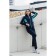 Sports Fomen's costume, size 48, dark blue color, turquoise