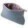 Cosmetic bag with lightning, blue color