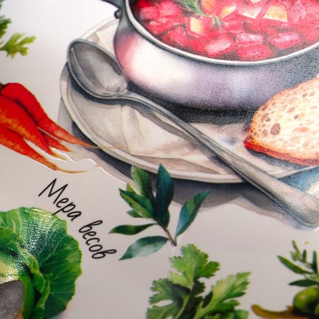 Culinary notebook for recording recipes A5, 48 L soft-tach "Borsch"-5