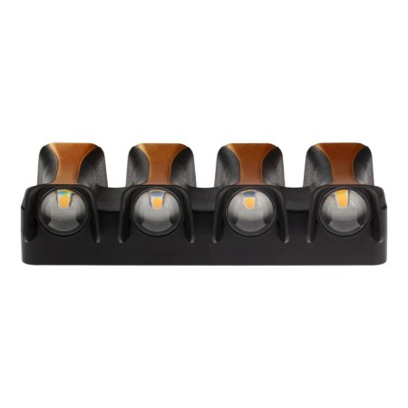 Facade lamp "Elegant", FSD-041, 8 W, 3000K, 4 rays, IP65, 220 V, plastic, black-6