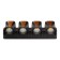 Facade lamp "Elegant", FSD-041, 8 W, 3000K, 4 rays, IP65, 220 V, plastic, black