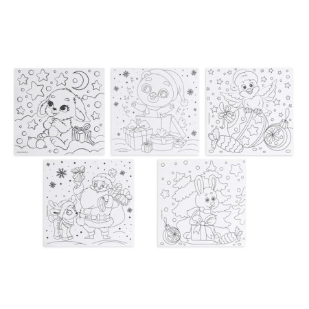 Set for creativity. Christmas balls for coloring “Make a desire”, set 6 pcs-13