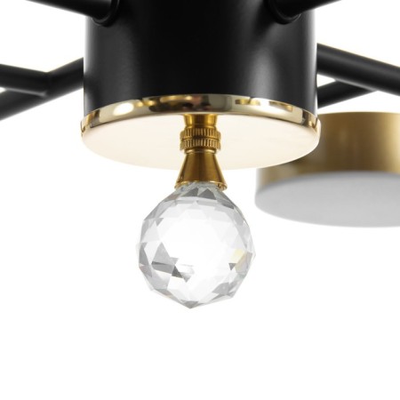 Laser Laser 8XLED 144W 3000-6000K black and gold 75x75x48 cm Bayerlux-5