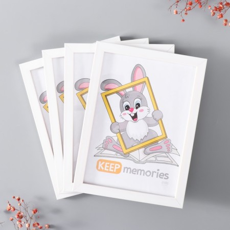 Set of frames "Format" 15x21 cm, 4 pcs. White color-1