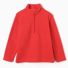 Jumper children's fleece, red color, height 122-128 cm
