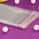 BOPP package with adhesive valve, transparent 8 x 14/4 cm, 25 mkm