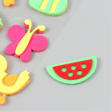 Sticker Fetr "Ducks and Insects" 21x12.3 cm-1