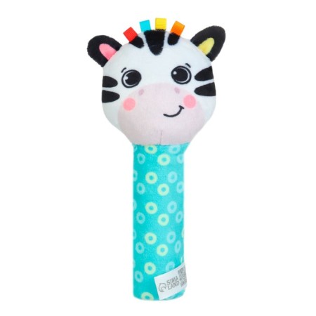 Toy - "Zebra" squeak with a rattle