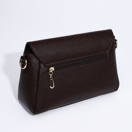 Magnet bag bag, long belt, brown color-1