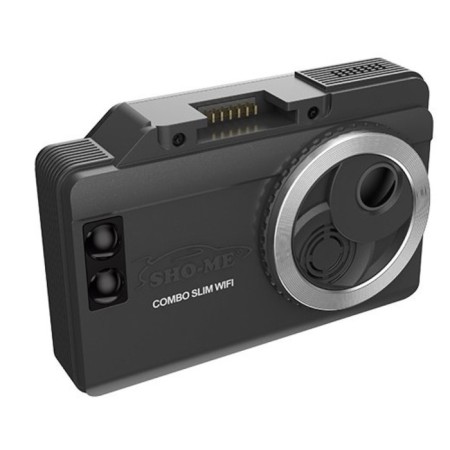 DVR + Radar Detector ShO-Me Combo Slim Wi-Fi, GPS 3840x2160, 4K, Sony 415