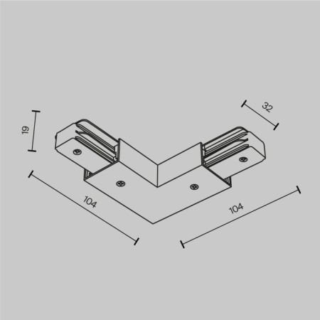 Components for the Technical Track-11CLB-11B overhead track system-5