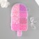 A set of beads, sequins, glass for creativity No. 1, col. pink