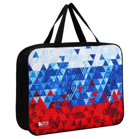 A4 notebook folder on lightning textiles 70mm 360 x 260 “September 1: Tricolor”-4