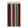 Pencils of 12 colors "Kalyak-Malyak", hexagonal, tube with a grind