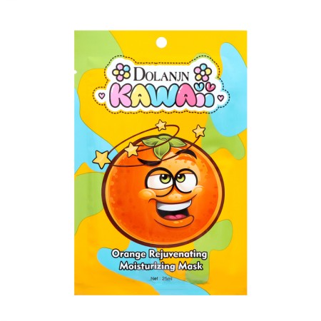 A fabric, moisturizing face mask "Dreaming Orange"