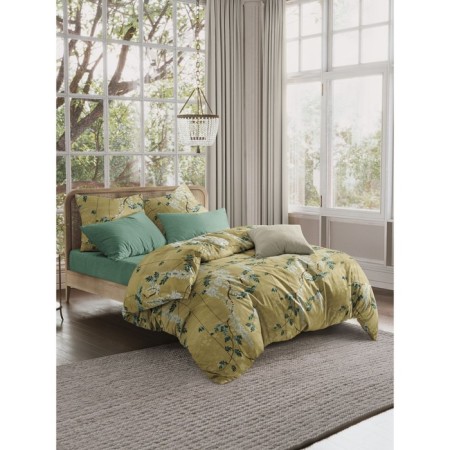 Bed linen 2 joint venture fleur, size 214x220 cm, 175x215 cm, 70x70 cm - 2 pcs