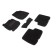 3D mats for Nissan Terrano III, 2016-n, black, set