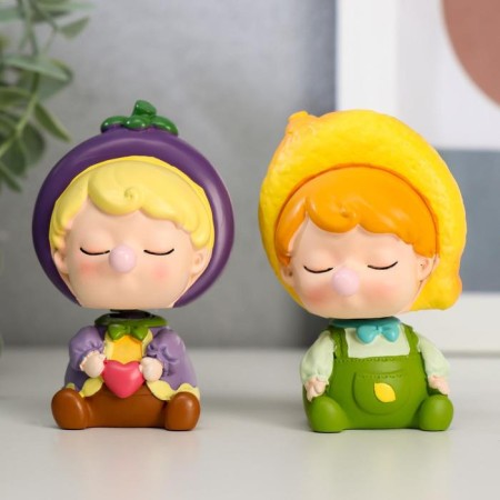 Souvenir Polystone "Baby Formatics" spring mix 7.5x4.8x4.2 cm-1