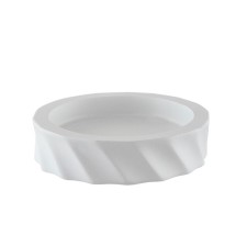 Soap dish Orion SD-2006WT, 11.7x3.1 cm