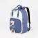 Backpack-Suma, lightning department, outer pocket, blue color