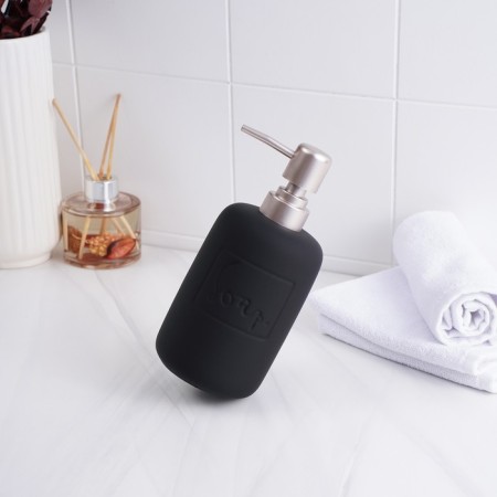 Savanna Do It Soft, 420 ml liquid soap dispenser, black color-7